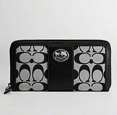 discounted Coach Wallets - 44026 black/white